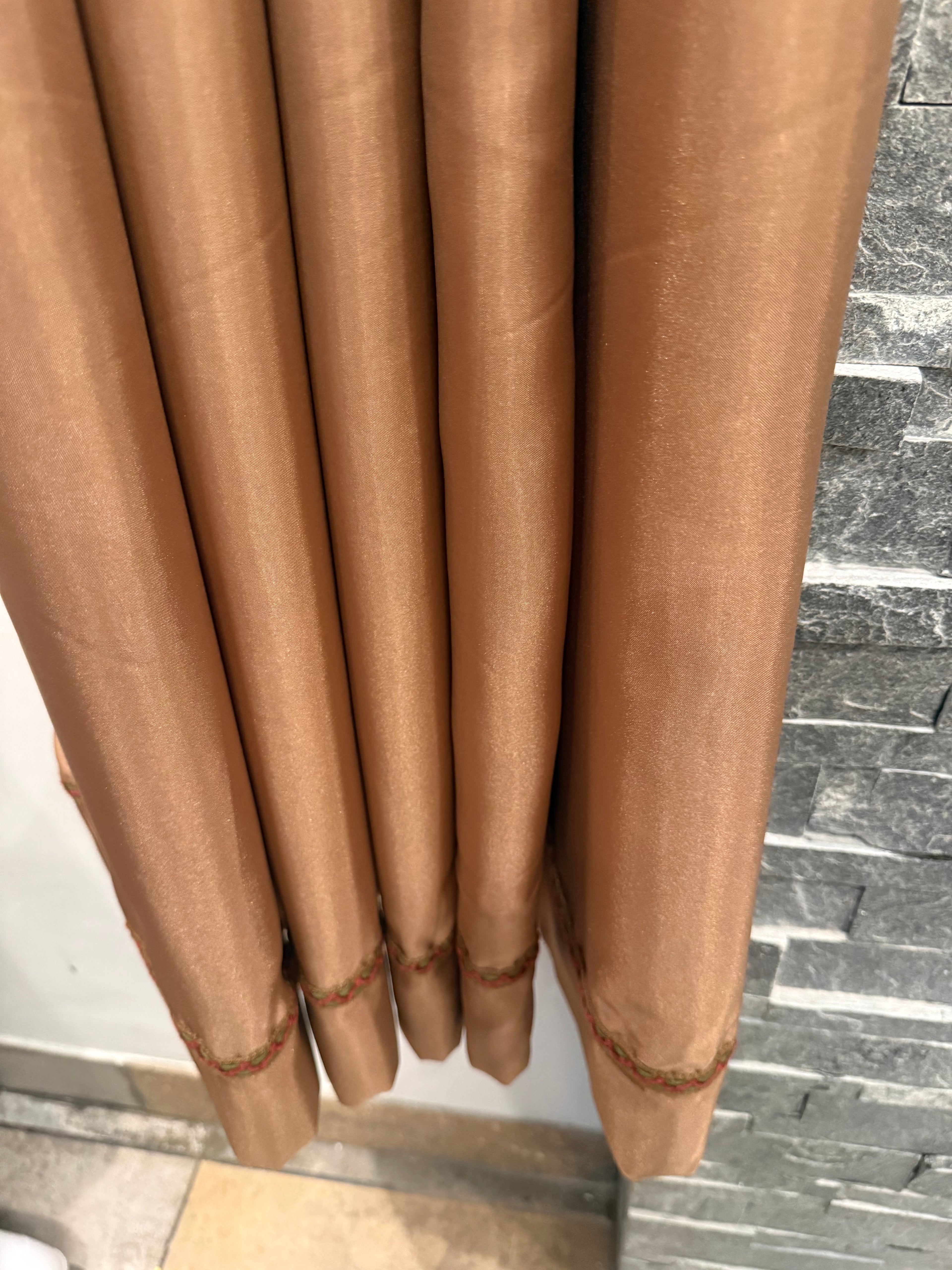 Two Tone Custom Drapery Panel
