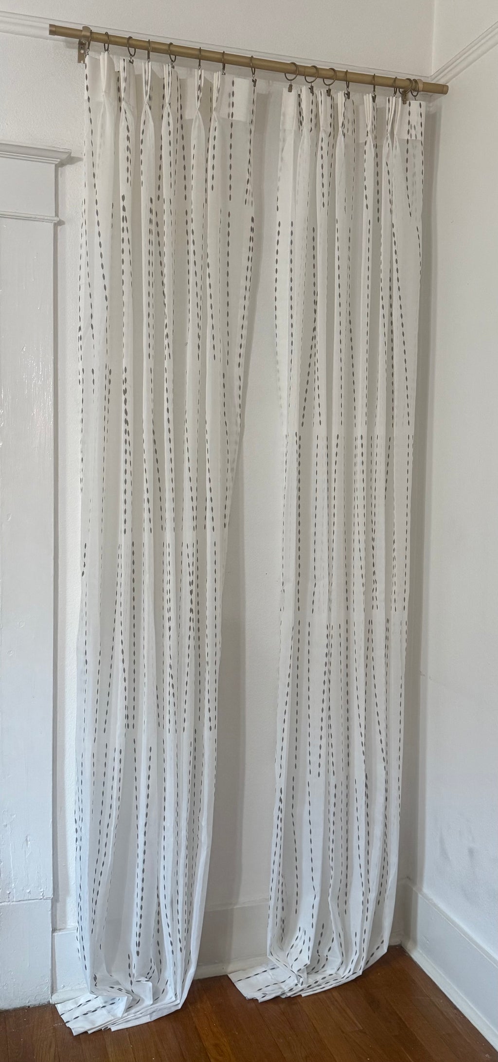 Almond Harvest Sheer Panel