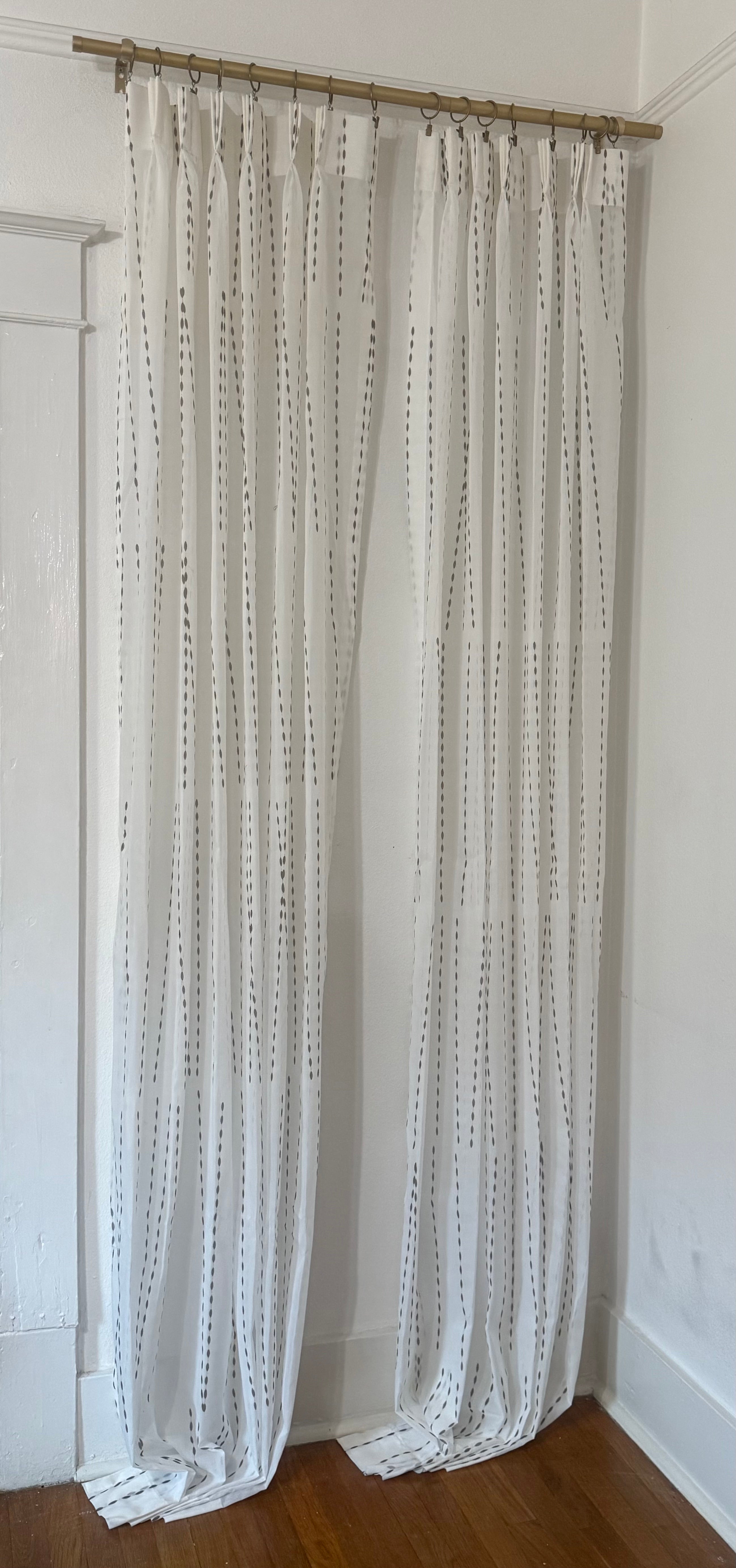 Almond Harvest Sheer Panel