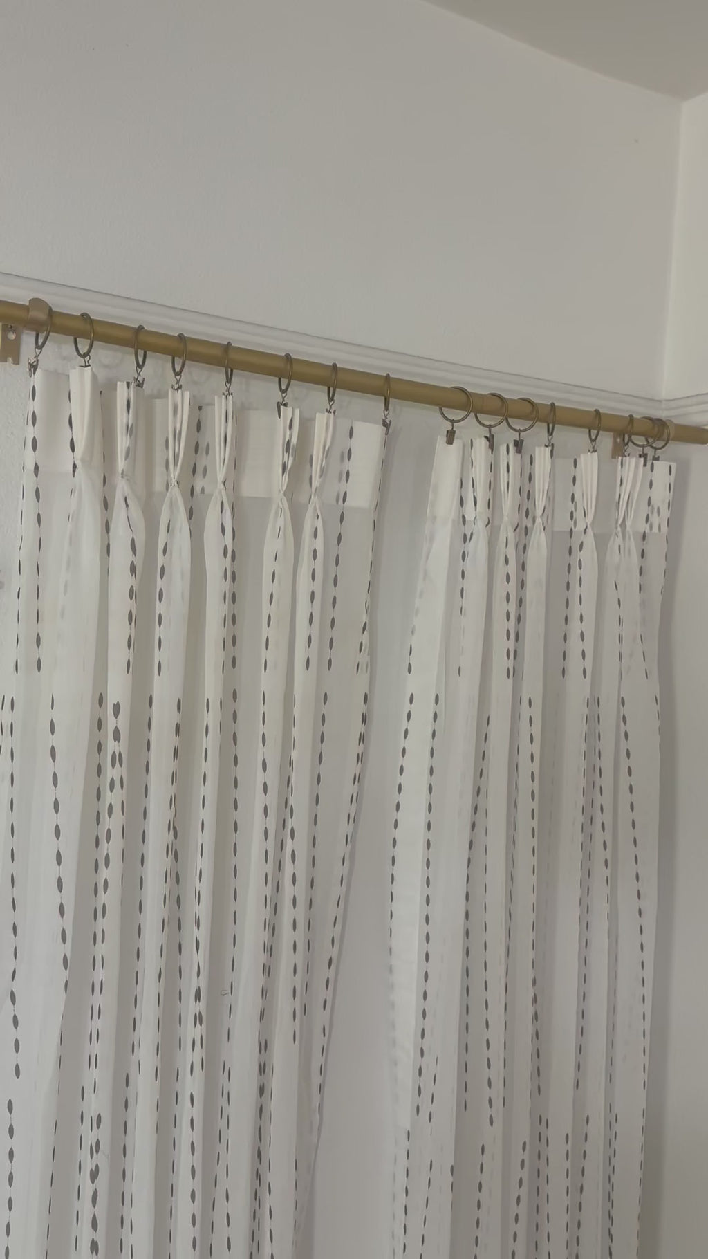 Almond Harvest Sheer Panel